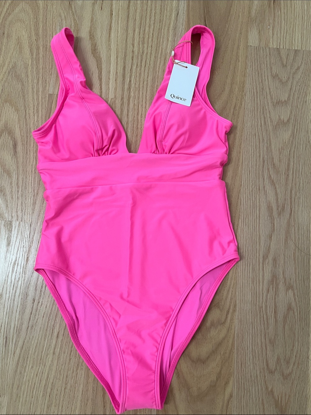 Quince Pink One-Piece Swimsuit